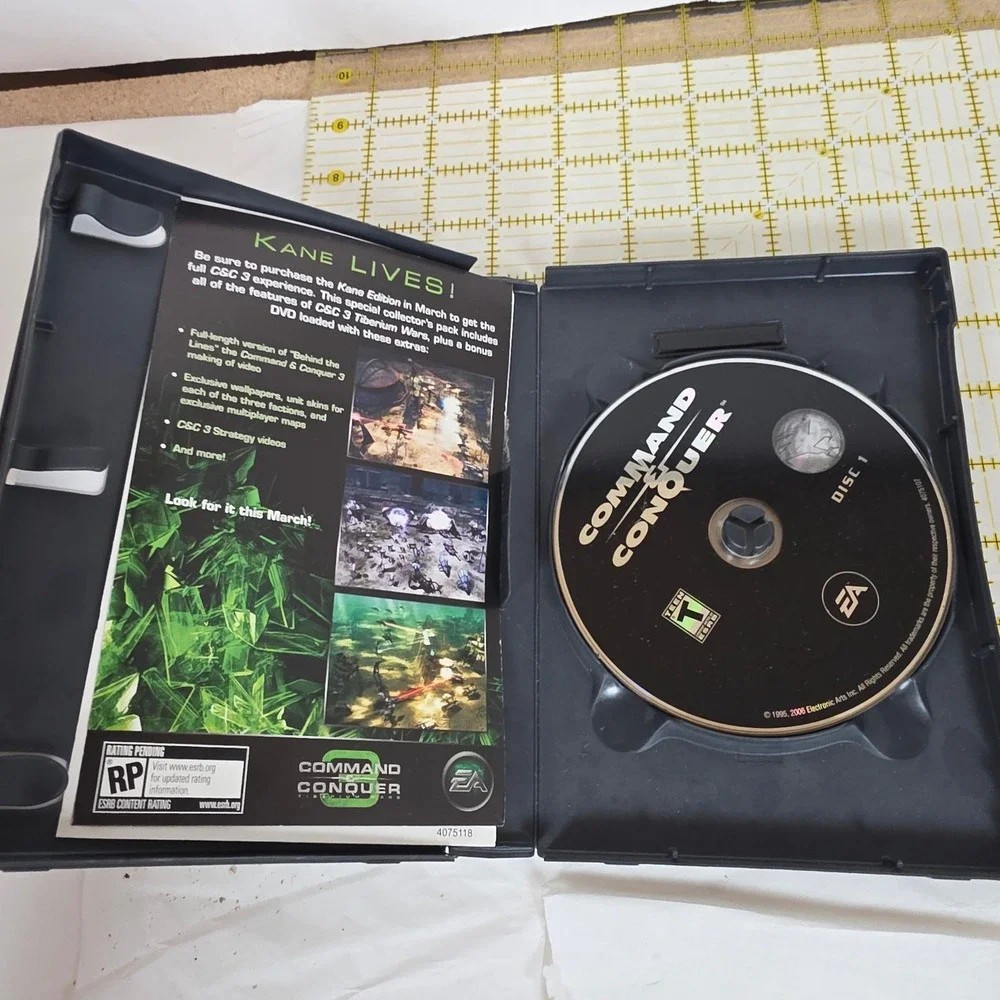 Command & Conquer 3 Tiberium Wars PC Pre-Order Bonus Original C&C Included EA